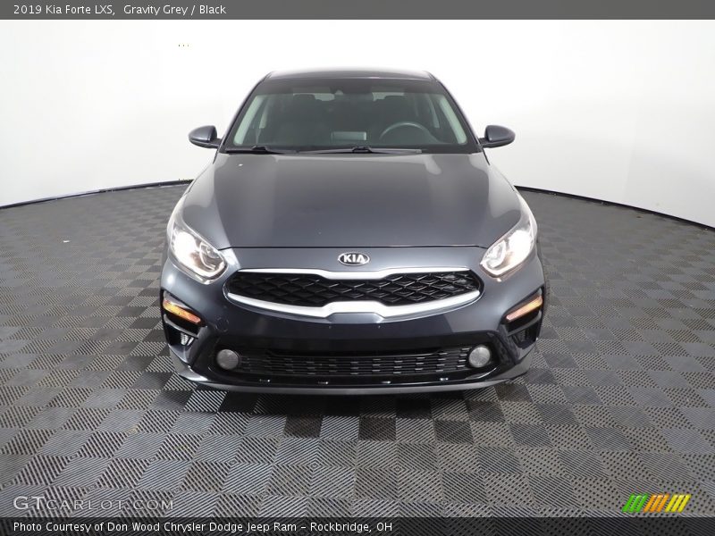 Gravity Grey / Black 2019 Kia Forte LXS