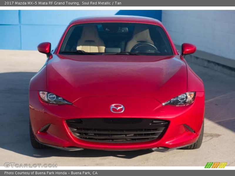 Soul Red Metallic / Tan 2017 Mazda MX-5 Miata RF Grand Touring