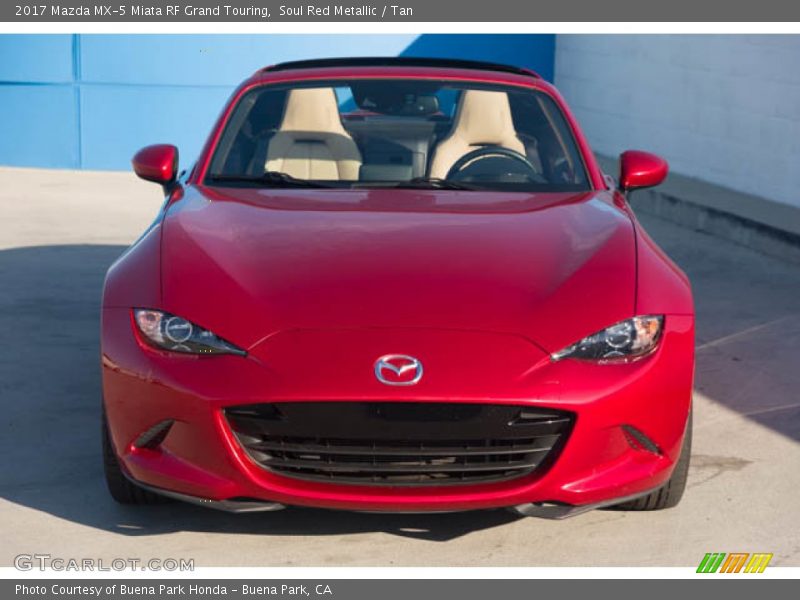 Soul Red Metallic / Tan 2017 Mazda MX-5 Miata RF Grand Touring