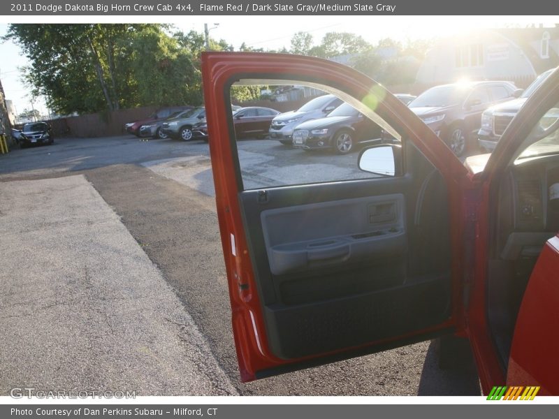 Flame Red / Dark Slate Gray/Medium Slate Gray 2011 Dodge Dakota Big Horn Crew Cab 4x4