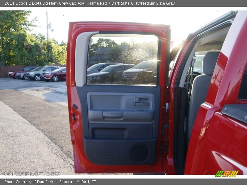 Flame Red / Dark Slate Gray/Medium Slate Gray 2011 Dodge Dakota Big Horn Crew Cab 4x4
