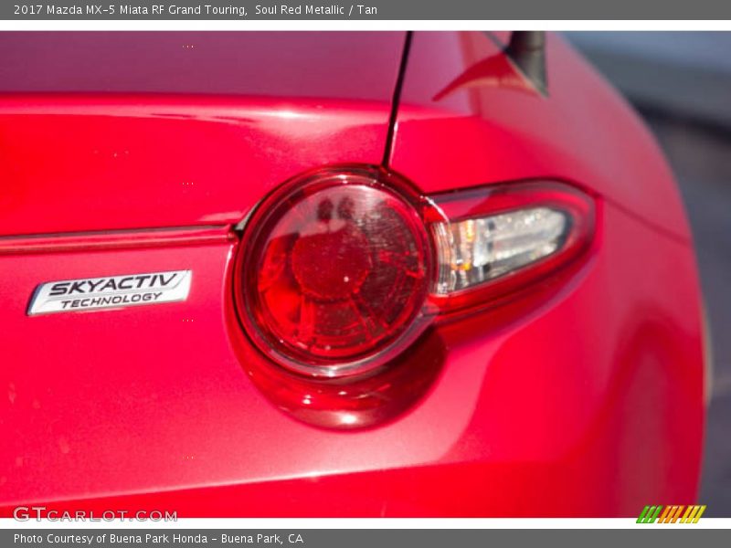 Soul Red Metallic / Tan 2017 Mazda MX-5 Miata RF Grand Touring