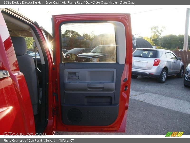 Flame Red / Dark Slate Gray/Medium Slate Gray 2011 Dodge Dakota Big Horn Crew Cab 4x4