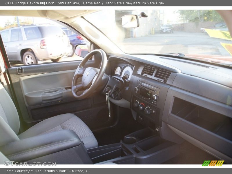 Flame Red / Dark Slate Gray/Medium Slate Gray 2011 Dodge Dakota Big Horn Crew Cab 4x4