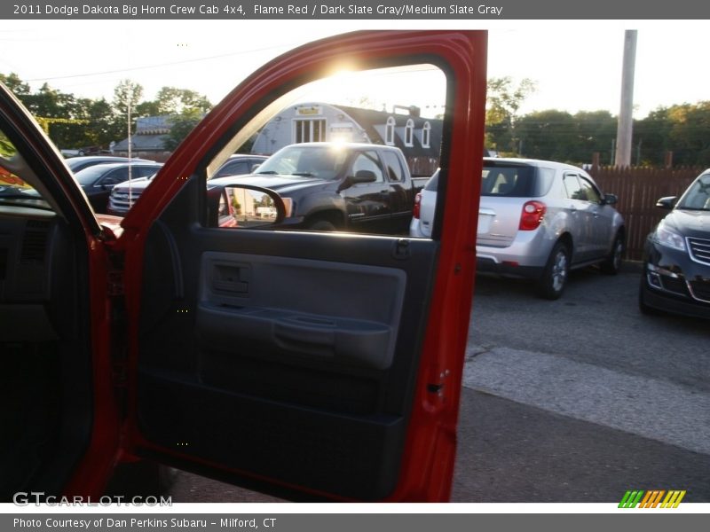 Flame Red / Dark Slate Gray/Medium Slate Gray 2011 Dodge Dakota Big Horn Crew Cab 4x4