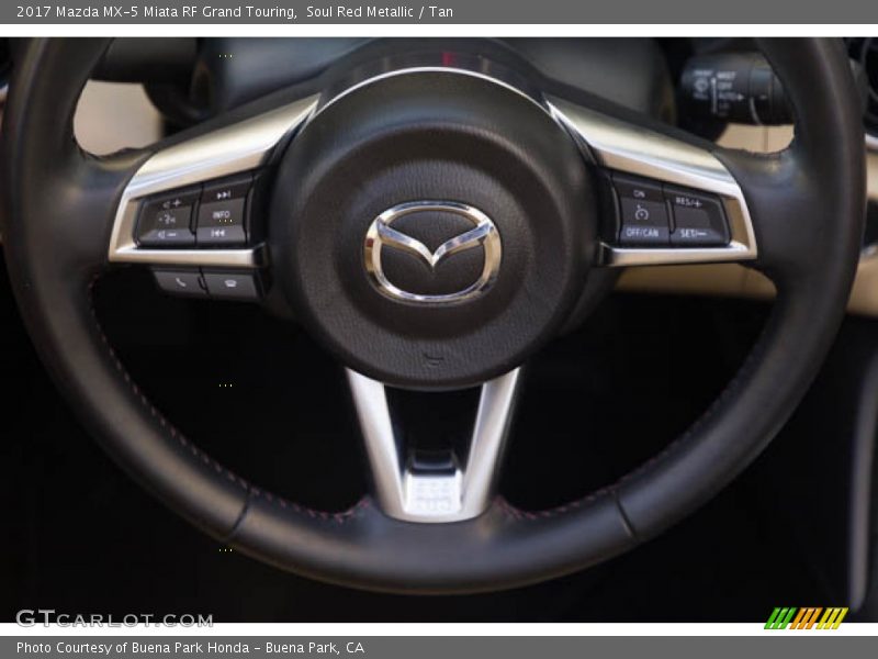 Soul Red Metallic / Tan 2017 Mazda MX-5 Miata RF Grand Touring
