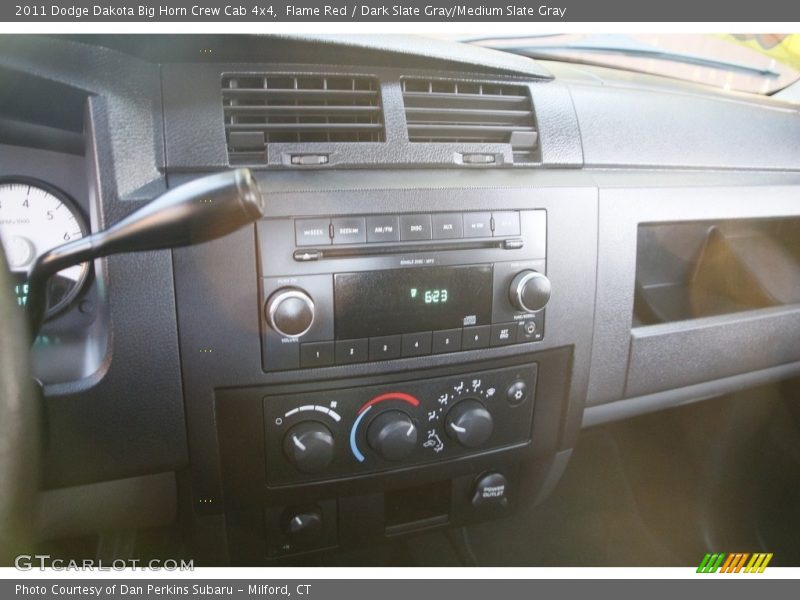 Flame Red / Dark Slate Gray/Medium Slate Gray 2011 Dodge Dakota Big Horn Crew Cab 4x4