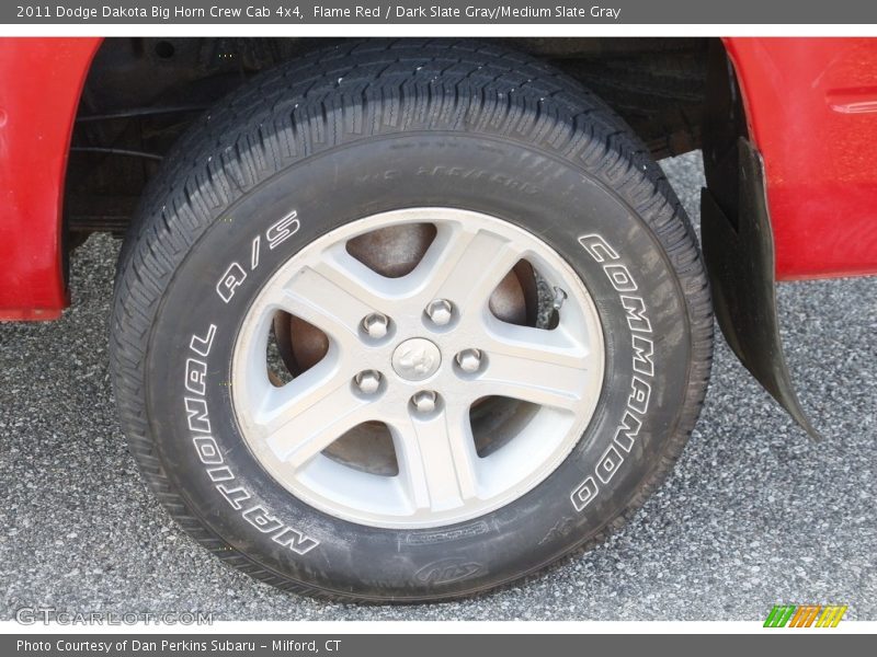 Flame Red / Dark Slate Gray/Medium Slate Gray 2011 Dodge Dakota Big Horn Crew Cab 4x4