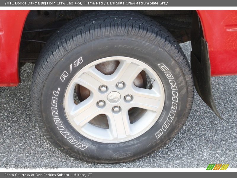 Flame Red / Dark Slate Gray/Medium Slate Gray 2011 Dodge Dakota Big Horn Crew Cab 4x4