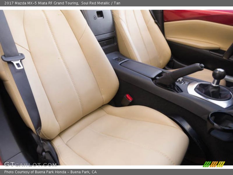 Soul Red Metallic / Tan 2017 Mazda MX-5 Miata RF Grand Touring