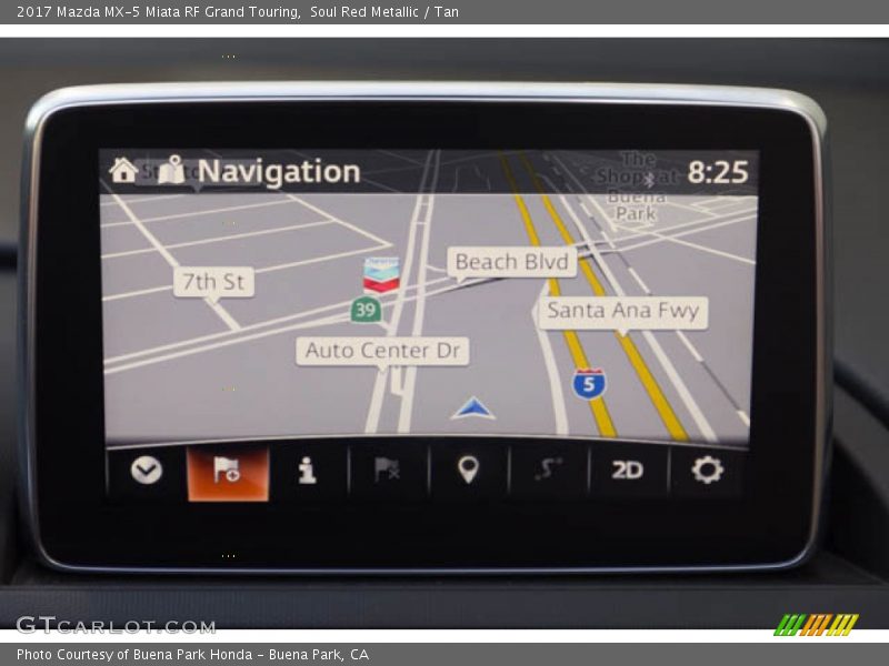Soul Red Metallic / Tan 2017 Mazda MX-5 Miata RF Grand Touring