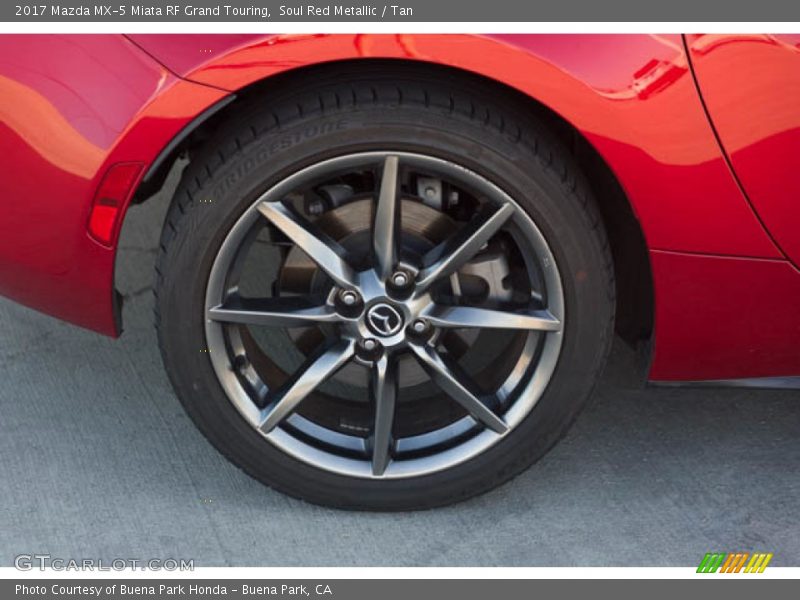 Soul Red Metallic / Tan 2017 Mazda MX-5 Miata RF Grand Touring