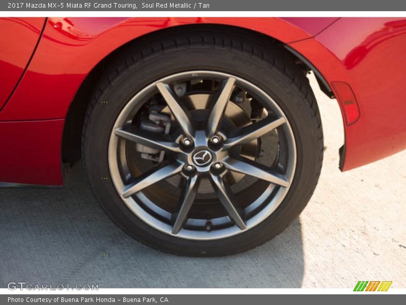Soul Red Metallic / Tan 2017 Mazda MX-5 Miata RF Grand Touring