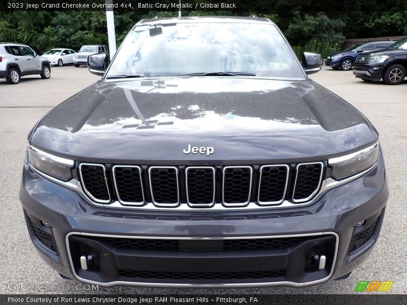 Baltic Gray Metallic / Global Black 2023 Jeep Grand Cherokee Overland 4x4