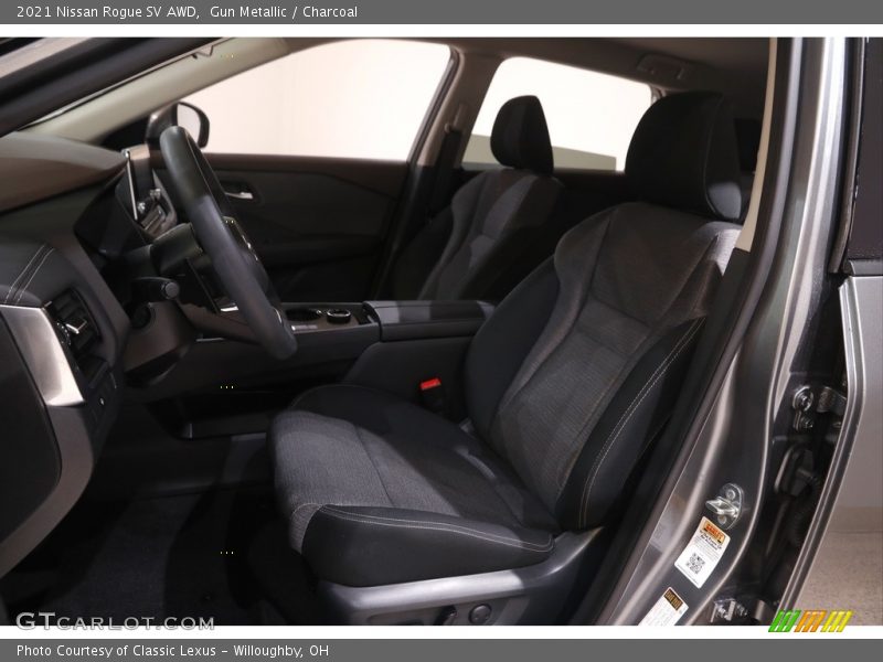 Gun Metallic / Charcoal 2021 Nissan Rogue SV AWD