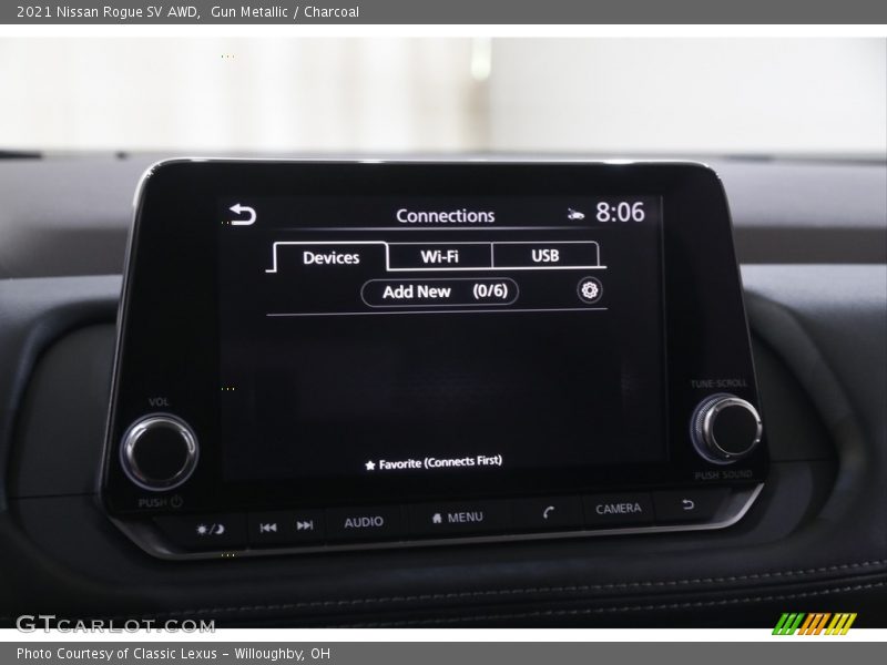 Gun Metallic / Charcoal 2021 Nissan Rogue SV AWD