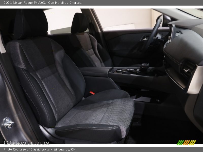Gun Metallic / Charcoal 2021 Nissan Rogue SV AWD