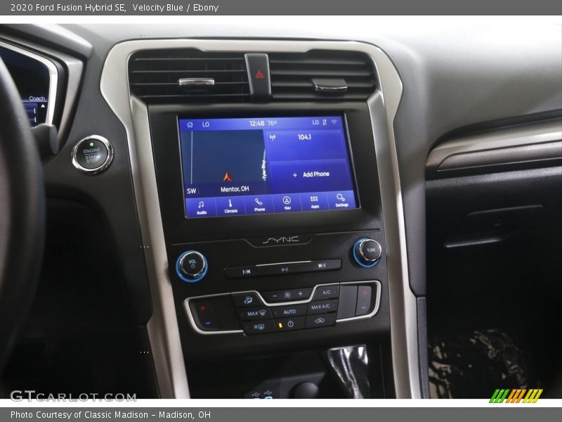 Controls of 2020 Fusion Hybrid SE