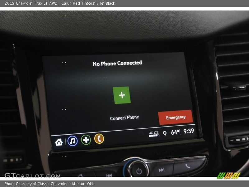 Cajun Red Tintcoat / Jet Black 2019 Chevrolet Trax LT AWD