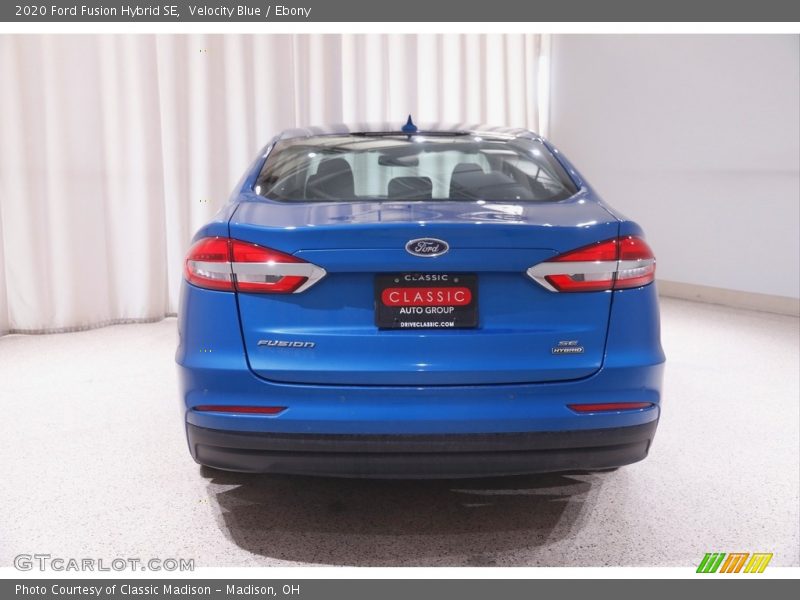 Velocity Blue / Ebony 2020 Ford Fusion Hybrid SE