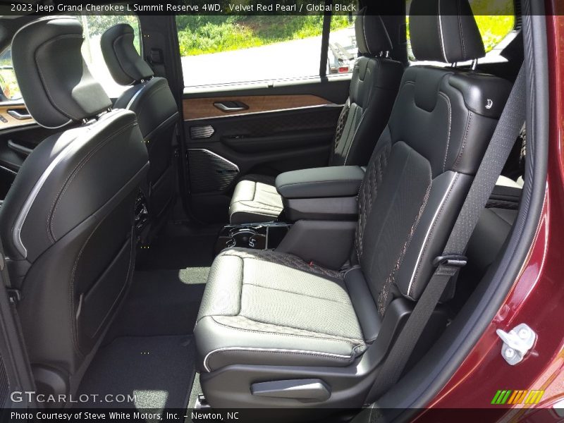Rear Seat of 2023 Grand Cherokee L Summit Reserve 4WD
