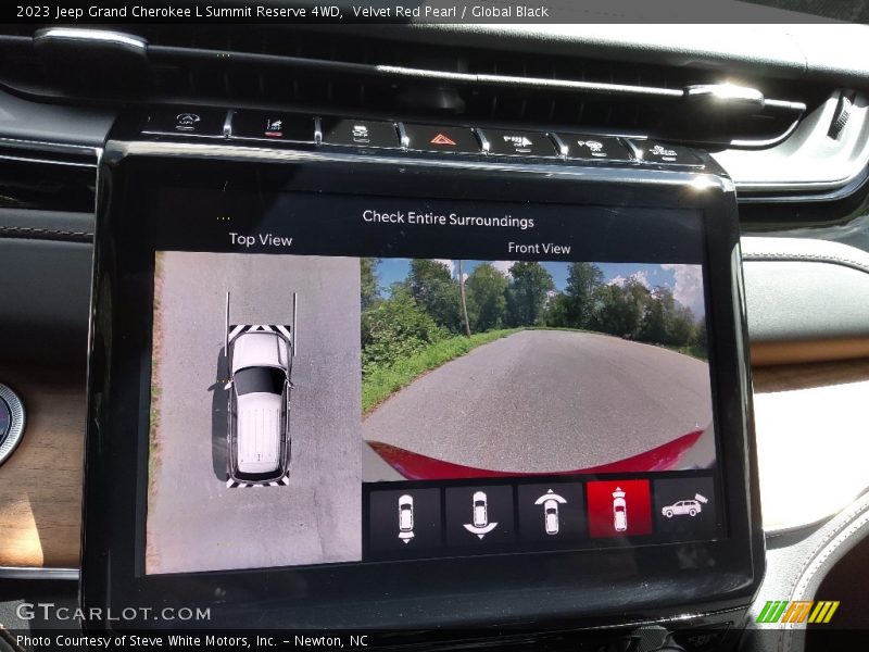 Velvet Red Pearl / Global Black 2023 Jeep Grand Cherokee L Summit Reserve 4WD