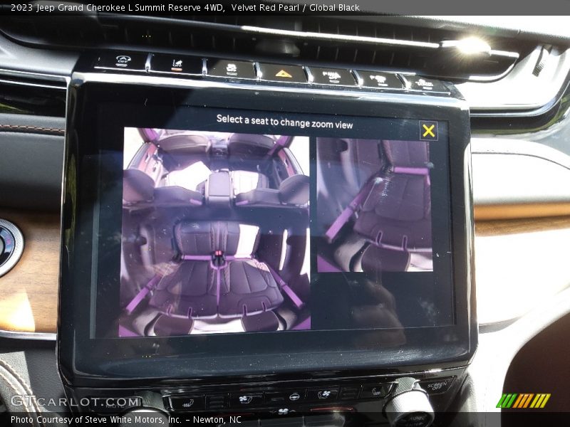 Velvet Red Pearl / Global Black 2023 Jeep Grand Cherokee L Summit Reserve 4WD