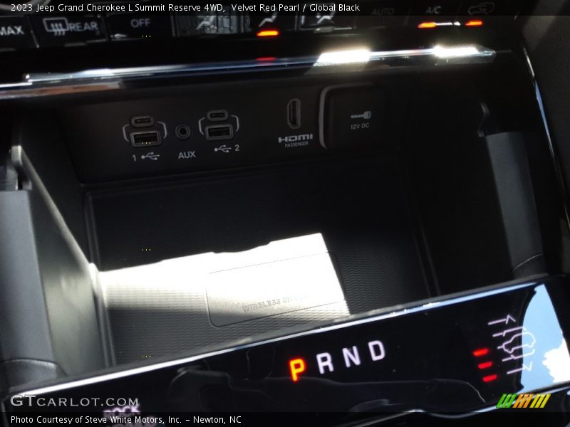 Velvet Red Pearl / Global Black 2023 Jeep Grand Cherokee L Summit Reserve 4WD