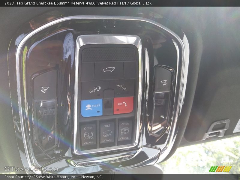 Velvet Red Pearl / Global Black 2023 Jeep Grand Cherokee L Summit Reserve 4WD