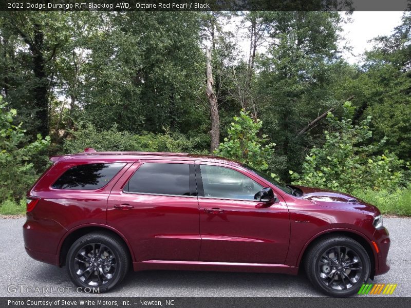 Octane Red Pearl / Black 2022 Dodge Durango R/T Blacktop AWD