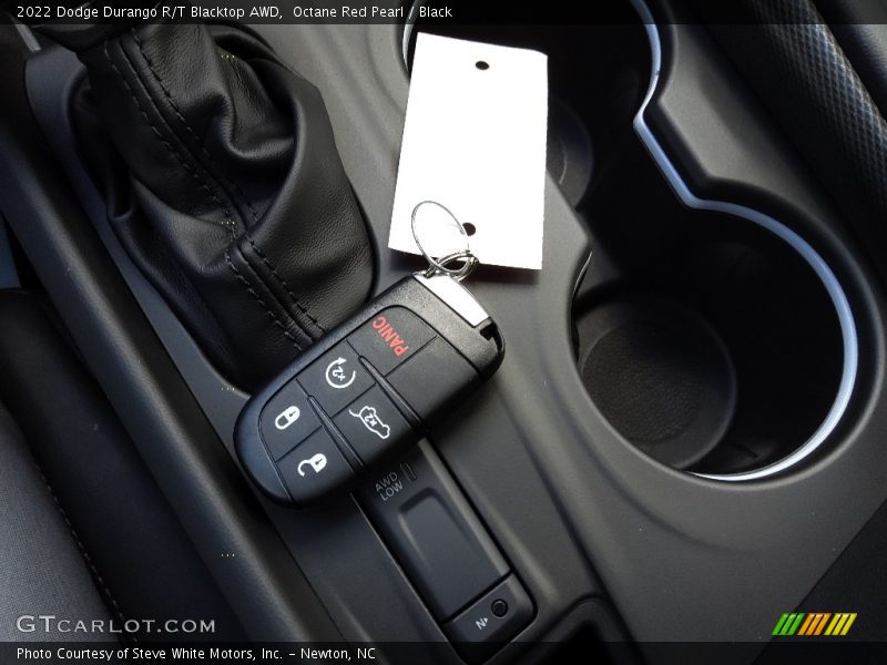 Octane Red Pearl / Black 2022 Dodge Durango R/T Blacktop AWD