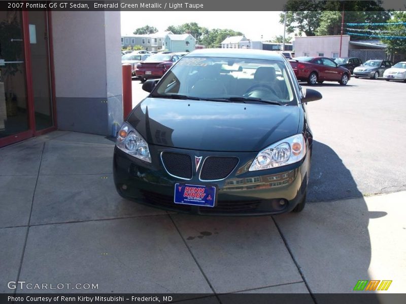 Emerald Green Metallic / Light Taupe 2007 Pontiac G6 GT Sedan