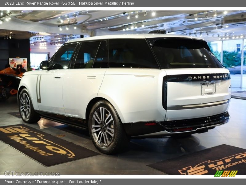 Hakuba Silver Metallic / Perlino 2023 Land Rover Range Rover P530 SE