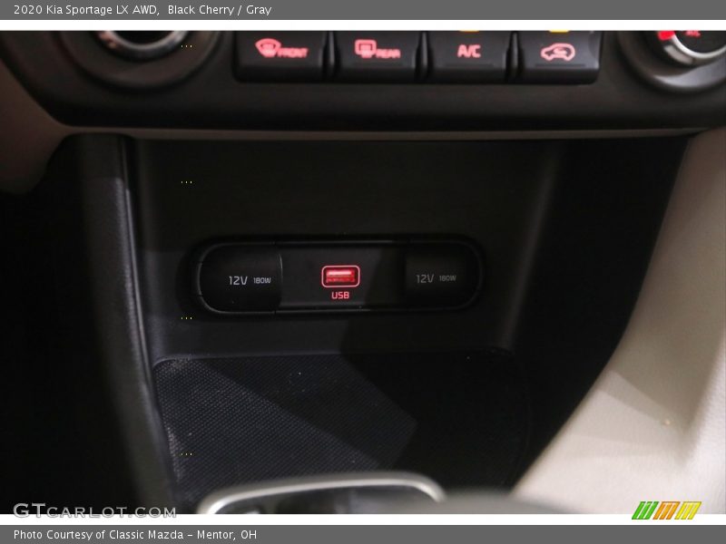 Black Cherry / Gray 2020 Kia Sportage LX AWD