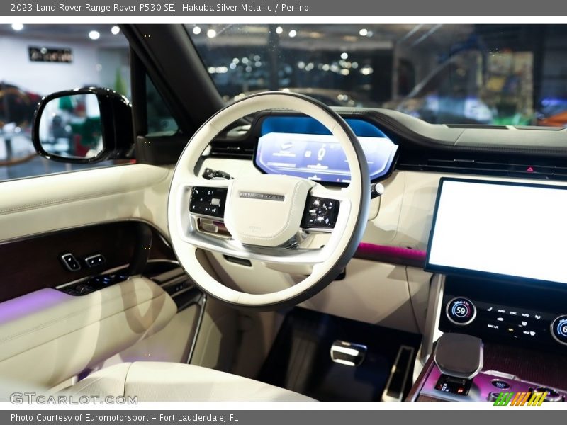 Controls of 2023 Range Rover P530 SE
