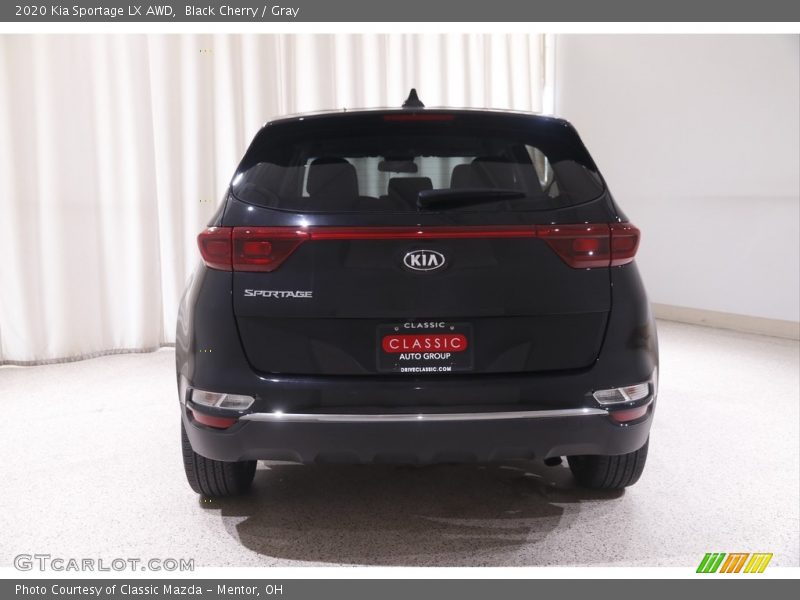 Black Cherry / Gray 2020 Kia Sportage LX AWD