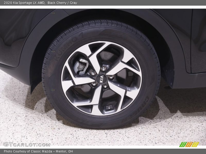 Black Cherry / Gray 2020 Kia Sportage LX AWD