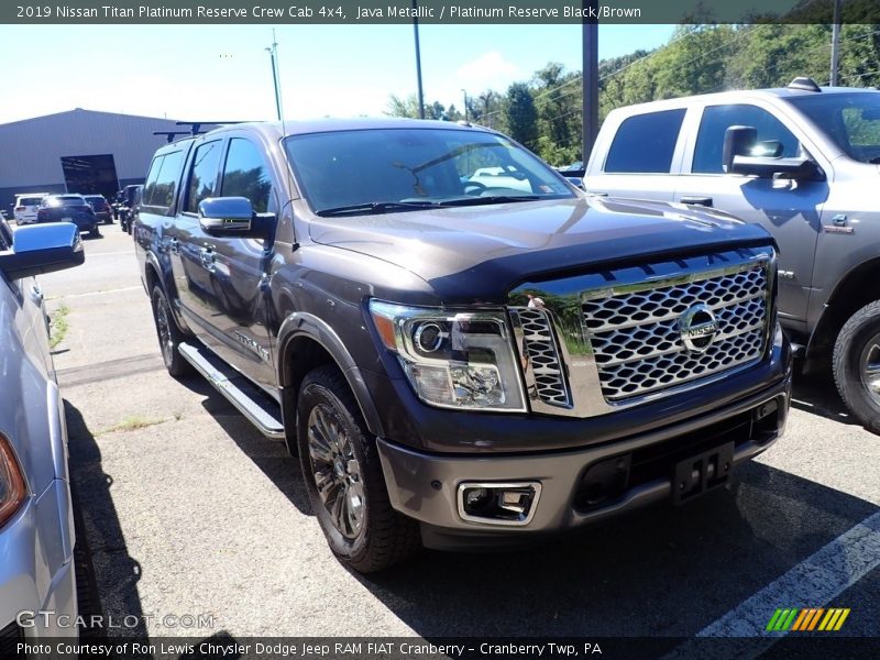 Java Metallic / Platinum Reserve Black/Brown 2019 Nissan Titan Platinum Reserve Crew Cab 4x4