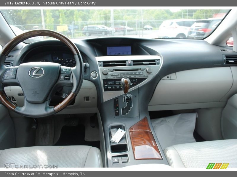 Nebula Gray Pearl / Light Gray 2012 Lexus RX 350
