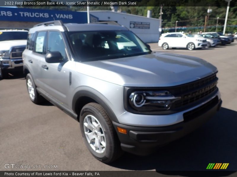Iconic Silver Metallic / Medium Dark Slate 2022 Ford Bronco Sport Base 4x4