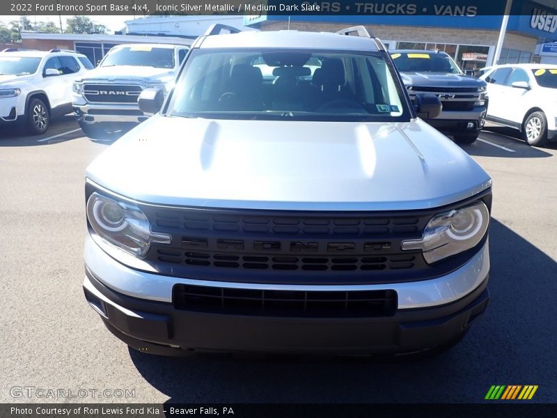 Iconic Silver Metallic / Medium Dark Slate 2022 Ford Bronco Sport Base 4x4
