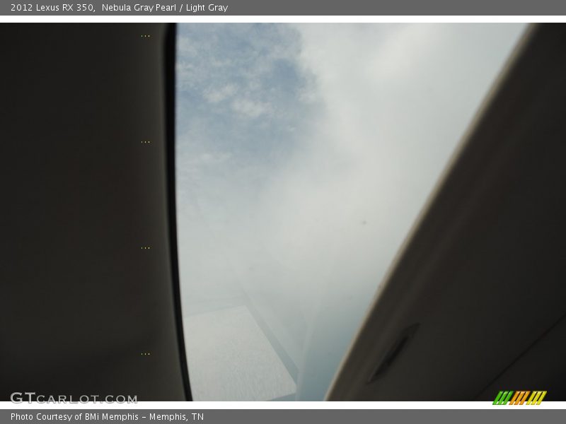 Nebula Gray Pearl / Light Gray 2012 Lexus RX 350