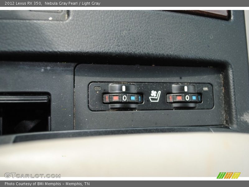 Nebula Gray Pearl / Light Gray 2012 Lexus RX 350