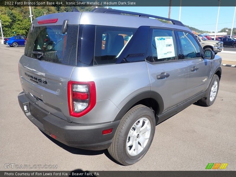 Iconic Silver Metallic / Medium Dark Slate 2022 Ford Bronco Sport Base 4x4