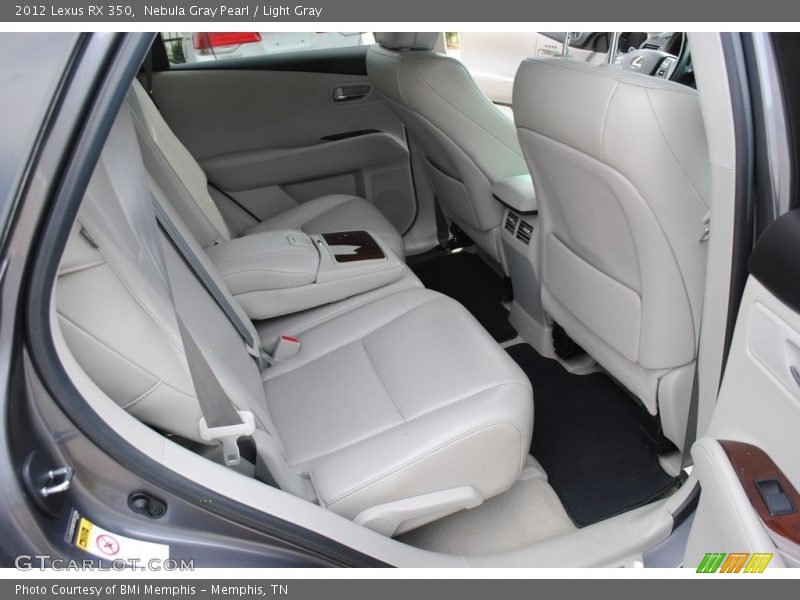 Nebula Gray Pearl / Light Gray 2012 Lexus RX 350