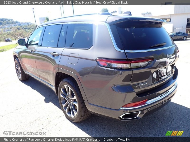 Baltic Gray Metallic / Steel Gray/Global Black 2023 Jeep Grand Cherokee L Overland 4x4
