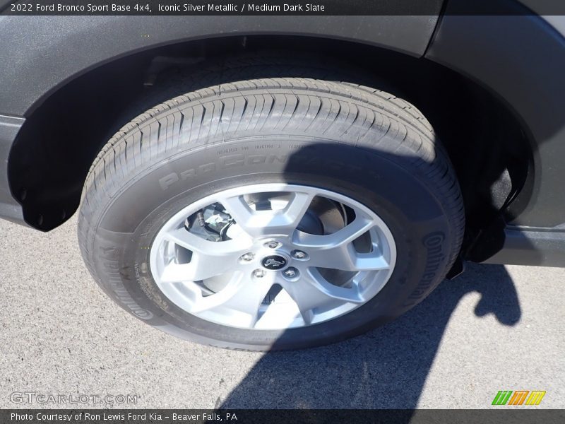 Iconic Silver Metallic / Medium Dark Slate 2022 Ford Bronco Sport Base 4x4
