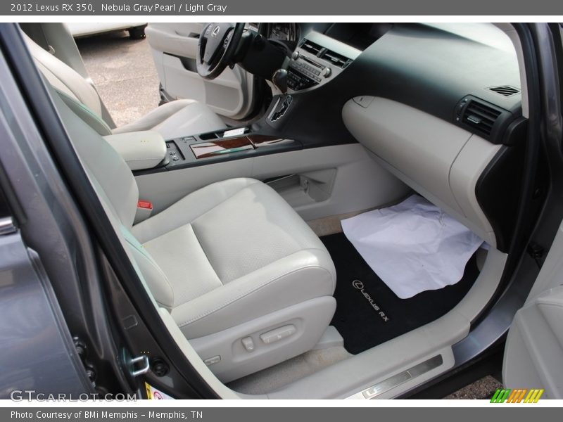 Nebula Gray Pearl / Light Gray 2012 Lexus RX 350