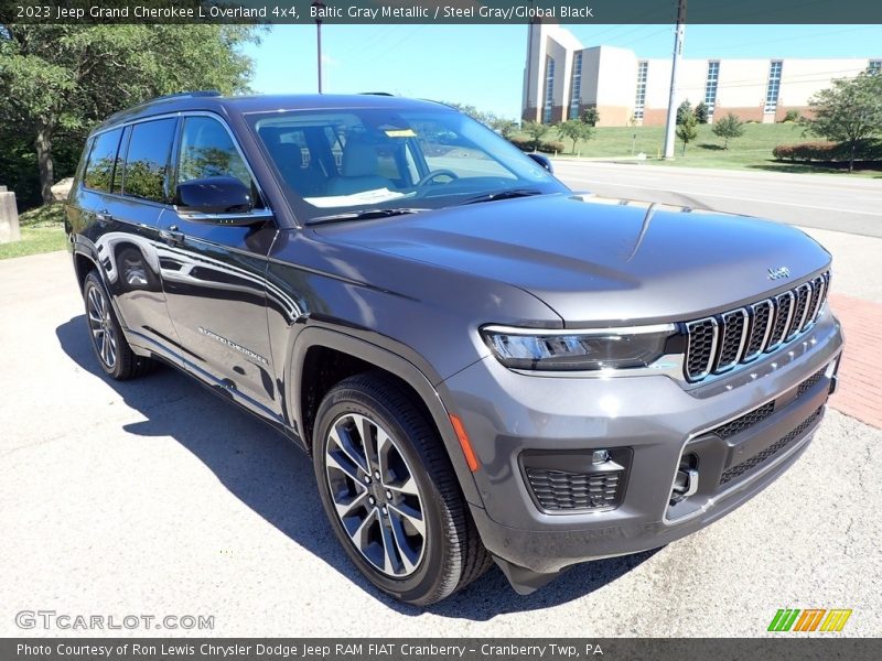 Baltic Gray Metallic / Steel Gray/Global Black 2023 Jeep Grand Cherokee L Overland 4x4