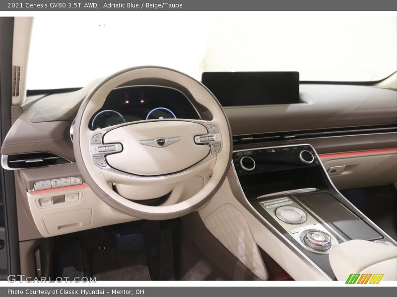 Dashboard of 2021 GV80 3.5T AWD